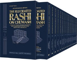 Picture of Schottenstein Edition Elucidated Rashi on Chumash Set 20 Volume Set Personal Size [Paperback]